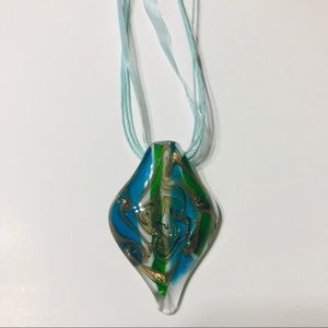 Beautiful Marano glass pendant necklace